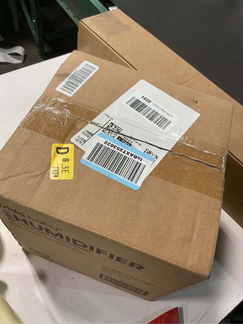 Condition photo showing New/Like New for Frida Baby 3-in-1 Humidifier with Diffuser and Nightlight - White