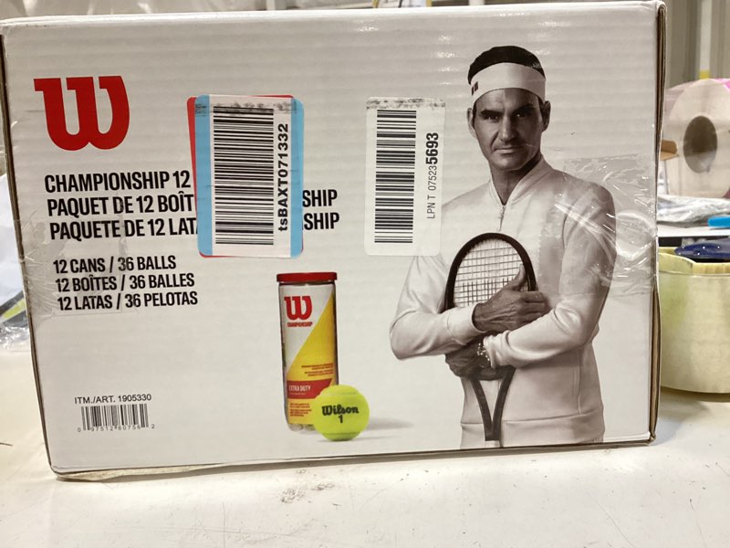 Condition photo showing New/Like New for wilson championship extra duty 3 ball can (12 pack)