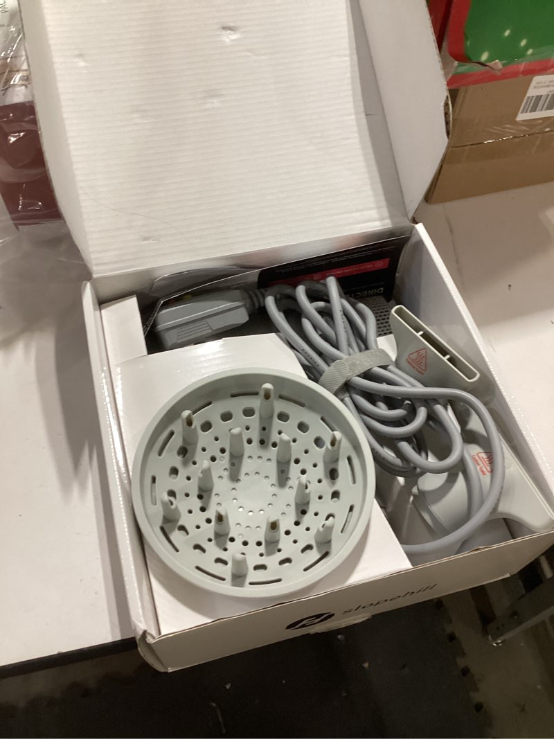 Condition photo showing Good Condition for slopehill Hair Dryer - Professional Ionic Hairdryer, High-Speed Blow Dryer for Fast Drying, Home & Salon & Travel, Low Noise, Lightweight Compact Ceramic Blowdryer Premium-silver