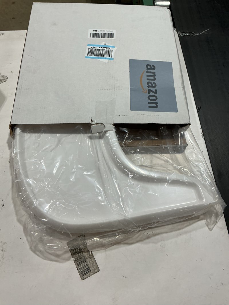 Condition photo showing Good Condition for baby high chair tray compatible with stokke tripp trapp chair (v2 and beyond) with smooth surface and strong suction power made of food-safe plastic (bpa bps bpf lead phthalate free) - white