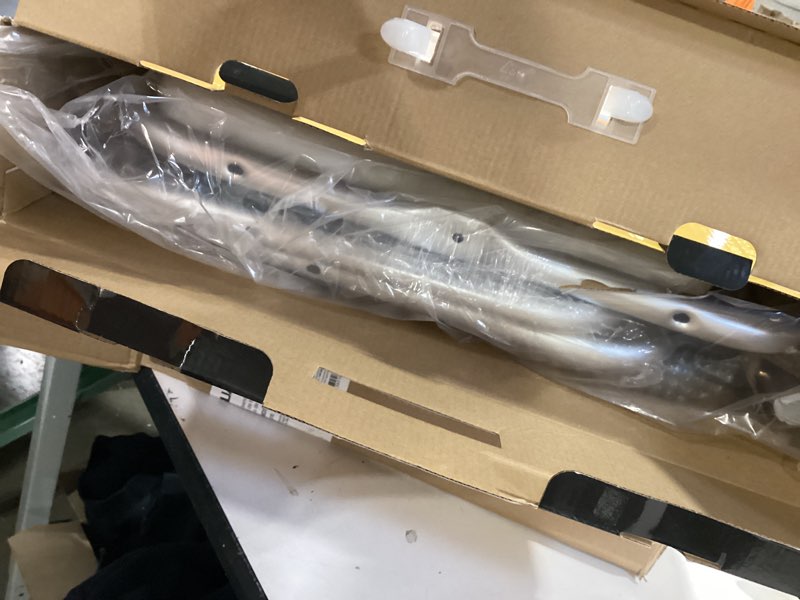 Condition photo showing As Is for Bath SafetyBenches/Stools Product Description: KD Bath Bench w/Back & Padded Arm,1/ea