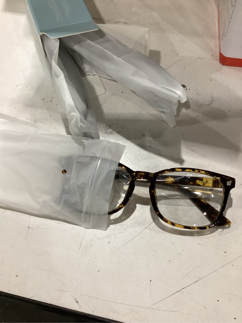 Condition photo showing New/Like New for gaoye stylish eyewear frame accessories - blue light glasses for woman - computer glasses for blue light blocking b2-matte black+leopard+tortoise clear