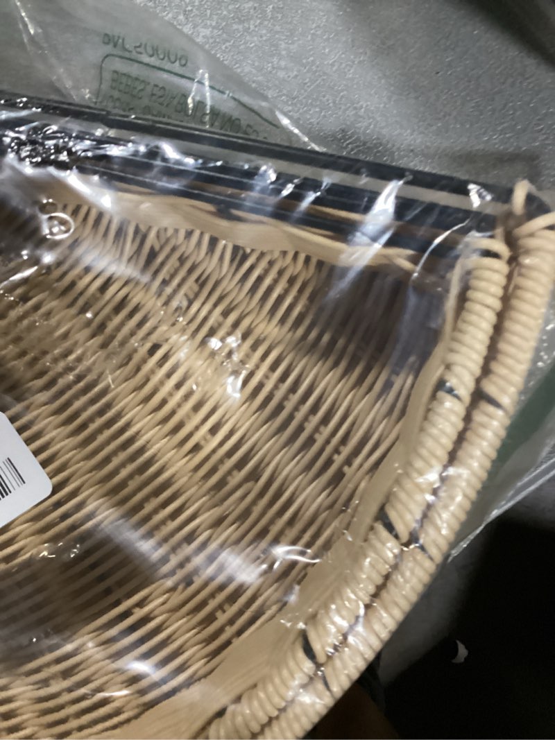 Condition photo showing Good Condition for similar to stock photo garneck 2pcs corner storage baskets stackable wardrobe organizer for cabinet closet kitchen triangular shelf basket for sundries makeup pantry bathroom essentials
