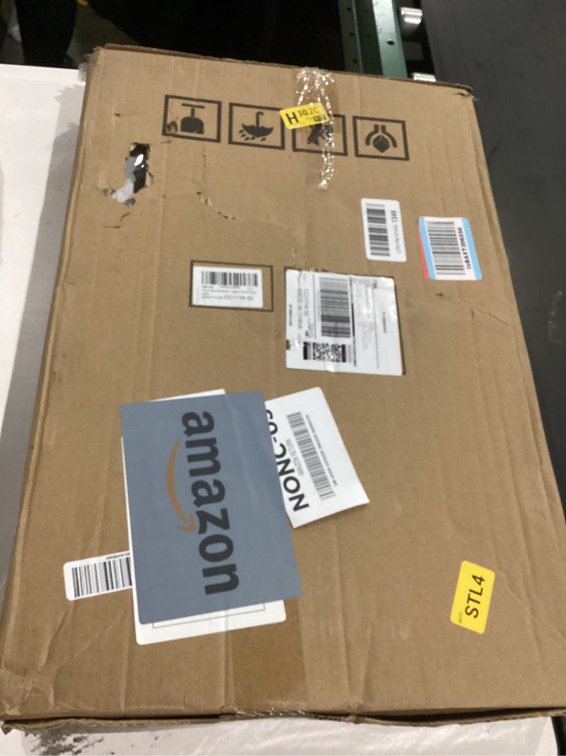 Condition photo showing As Is for Conipit Navy Blue Botanical Painting Rustic Botanical Wall Art Canvas Abstract Blue White Leaf Plant Artwork Prints Framed For Living Room Bedroom Wall Decor 16''X24''X3pcs blue 16" x 24" (3 Panels)