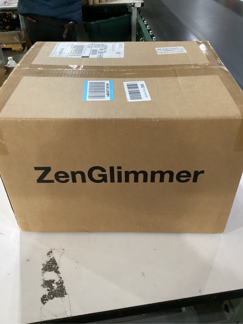 Condition photo showing New/Like New for Boho Floor Lamp, 68in. Rattan Floor Lamps with Rattan Shade,3 Light Tree Standing Lamp for Bedroom,Nursery,E26 Socket, Living Room Floor Lamp for Rustic,Coastal, Beach or Bohemian Decor (Black)