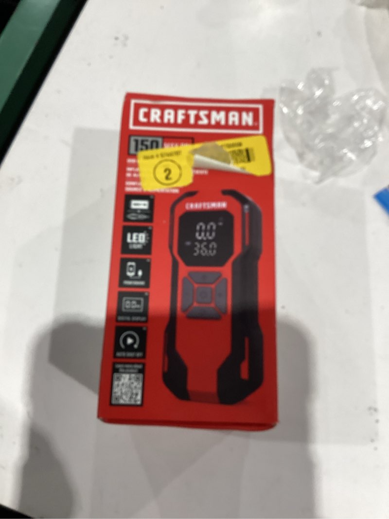 Condition photo showing Good Condition for craftsman portable 12-volt air inflator (power source