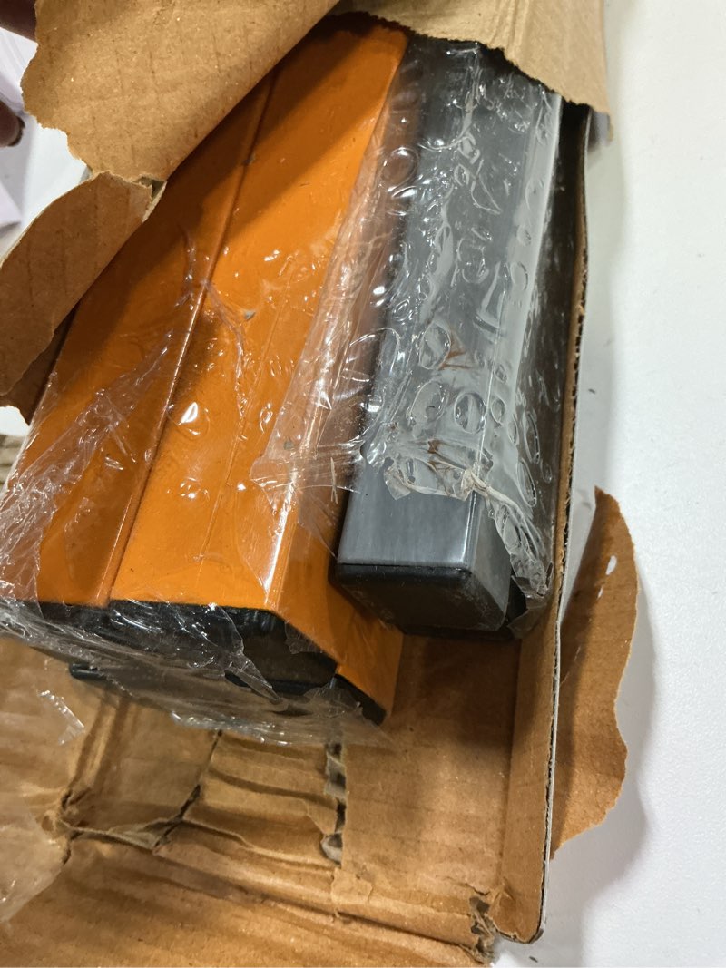 Condition photo showing Good Condition for (Incomplete)Bora Wood Organizer and Lumber Storage Metal Rack with 6-Level Wall Mount – Indoor and Outdoor Use, In Orange | PBR-001