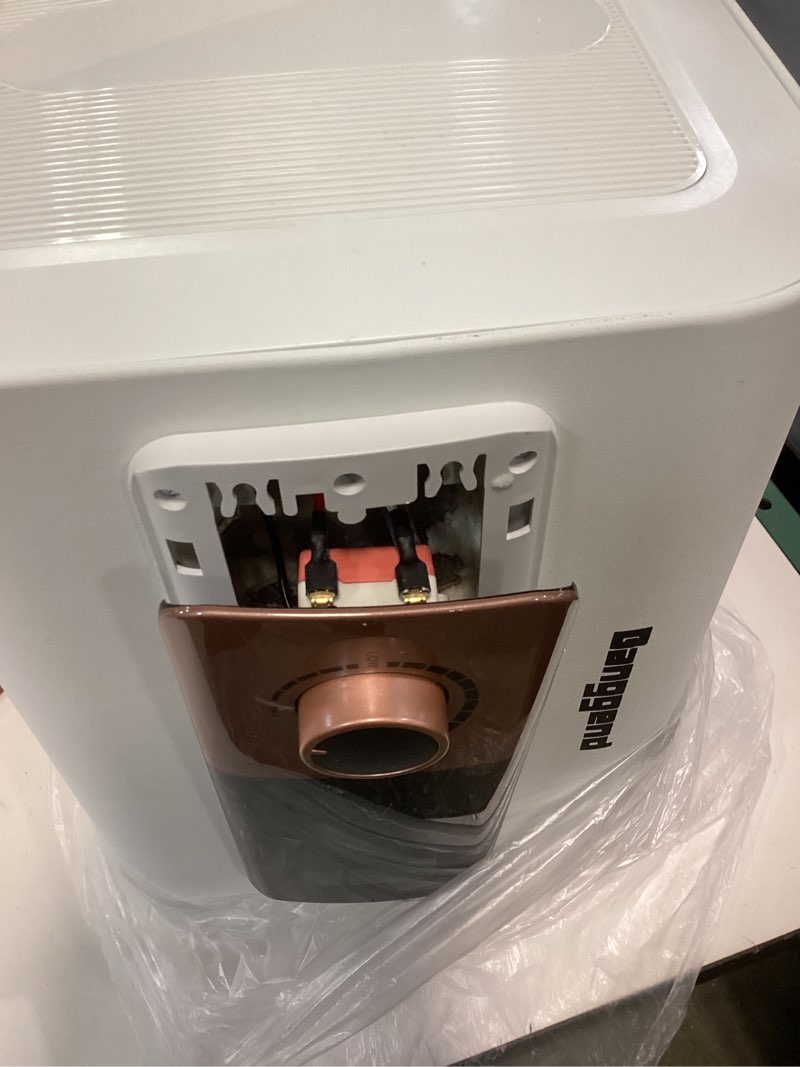 Condition photo showing As Is for Mini Tank Water Heater Electric, 2.5 Gallons Small Under Sink Water Heater for Point of Use Instant Hot Water 110V 1500W, Wall or Floor Mounted Beige