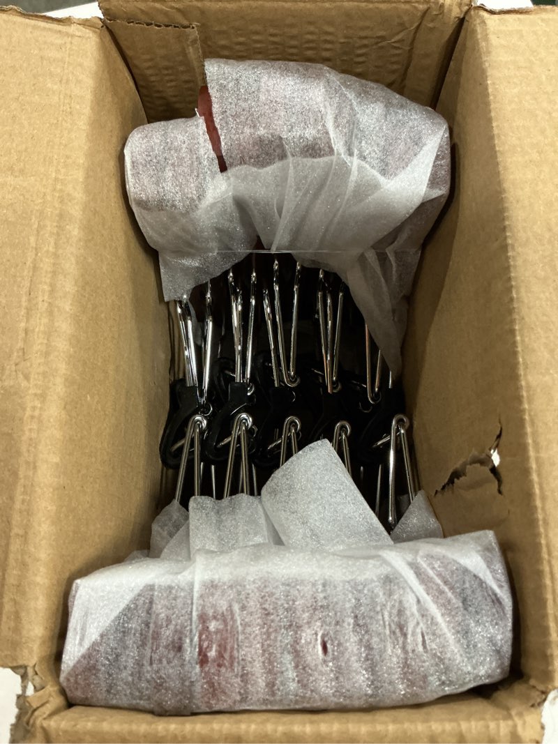 Condition photo showing New/Like New for nature smile wooden pants skirt hangers, smooth finish solid wood non slip jeans slack clamp hangers hair extension hangers (10 pack cherry)…