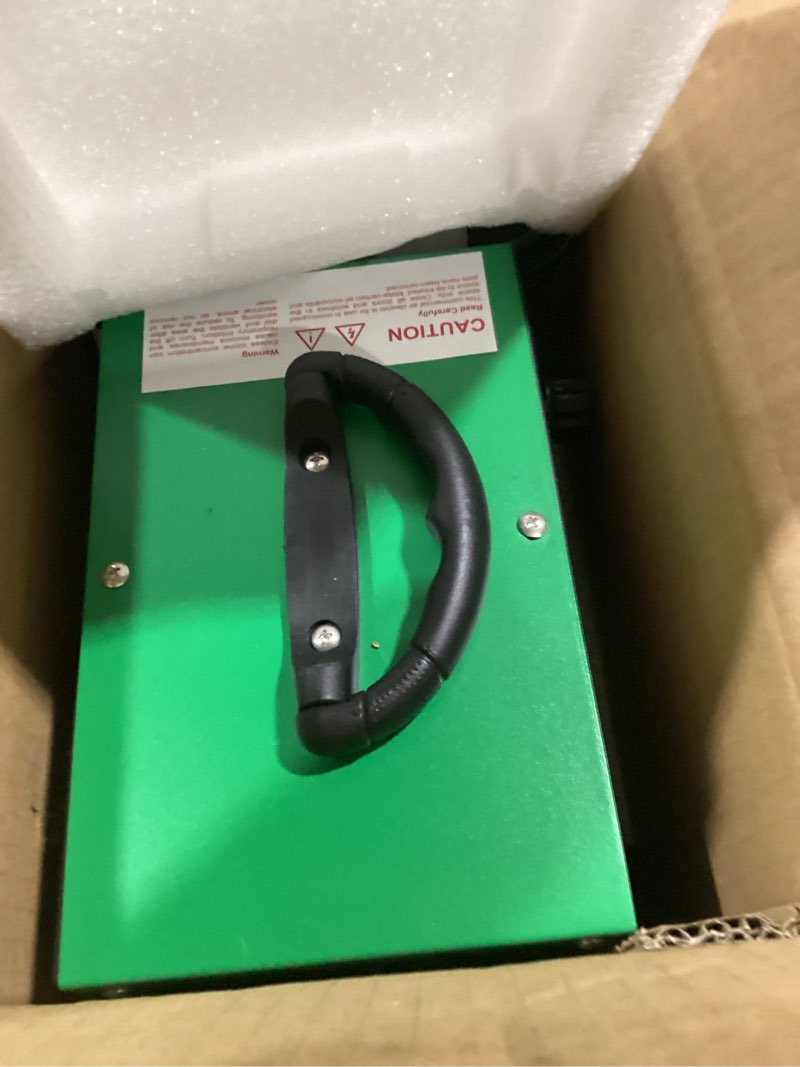Condition photo showing As Is for ozone generator 45,000mg/h, industrial o3 deodorizer for areas of 2500 square feet - high capacity ozone machine air ionizer odor clean