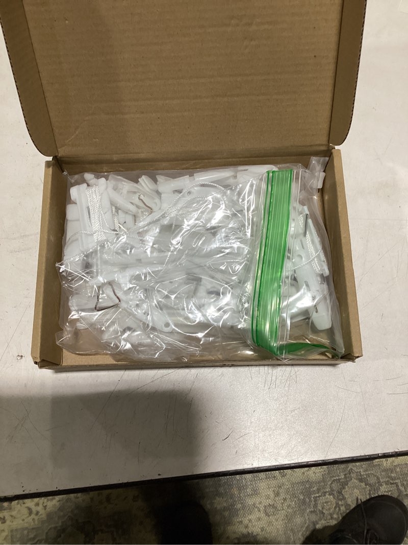 Condition photo showing Good Condition for 20 Pairs Drop Ceiling Clips for Classroom Ceiling Hanging Hooks White Hangers Clips for Hanging Drop Grid Decorations