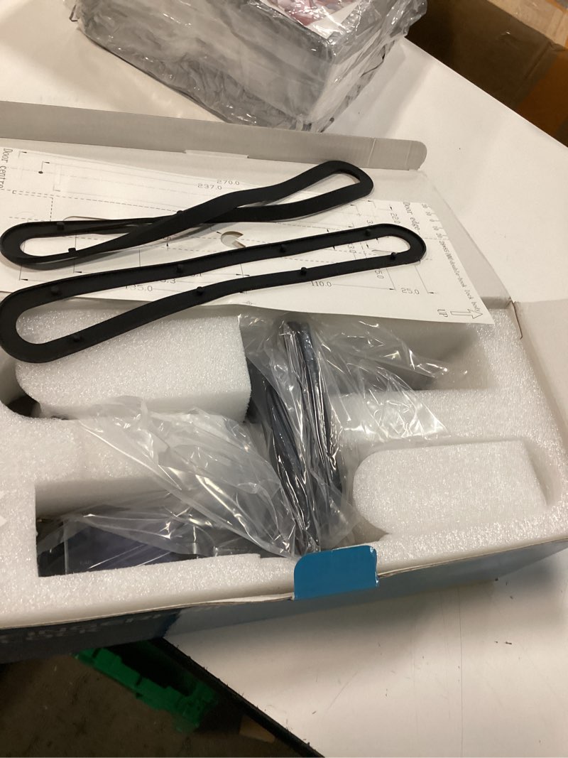 Condition photo showing Good Condition for smart door lock with handle: keyless entry fingerprint & touchscreen for sliding doors, app control,keys, ic cardes, weatherproof ip55 aluminum, wood & allmunim & patio, home security