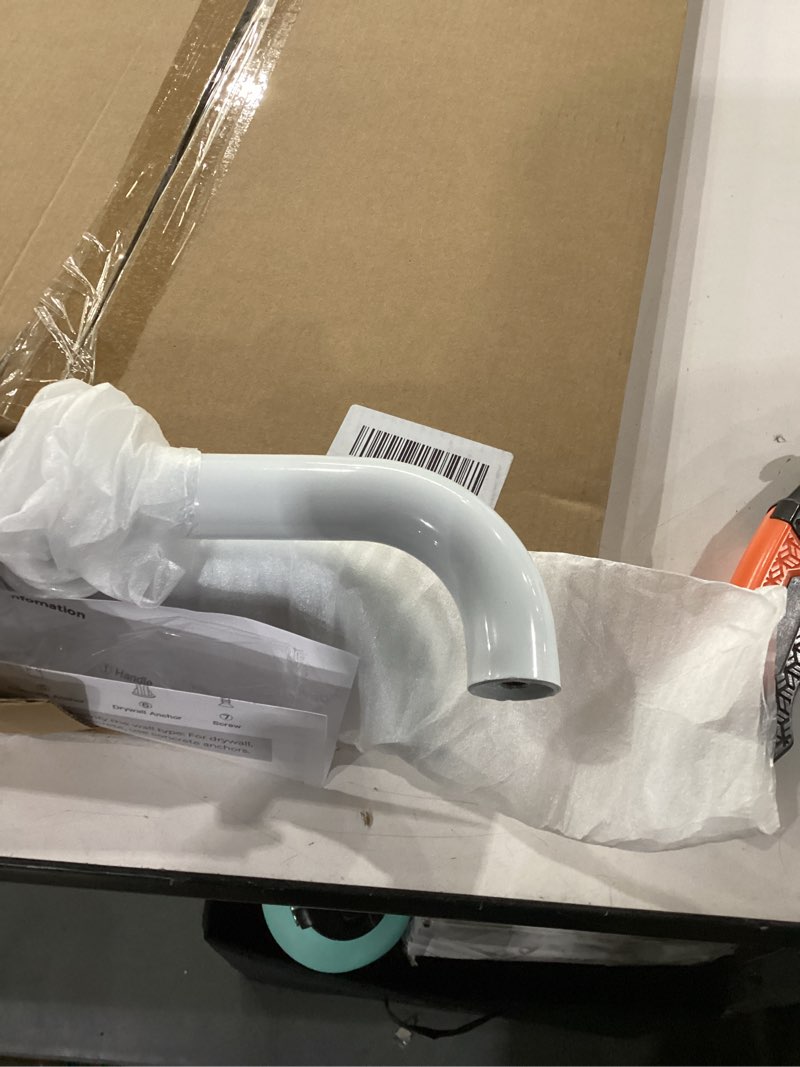 Condition photo showing New/Like New for Grab Bars for Shower, 2 Pack 18-Inch Anti Slip Shower Handles for Elderly, Safety Shower Grab Bar, Stainless Steel Handicap Grab Bars for Bathroom (White 1" Diameter) 18 Inch White 2