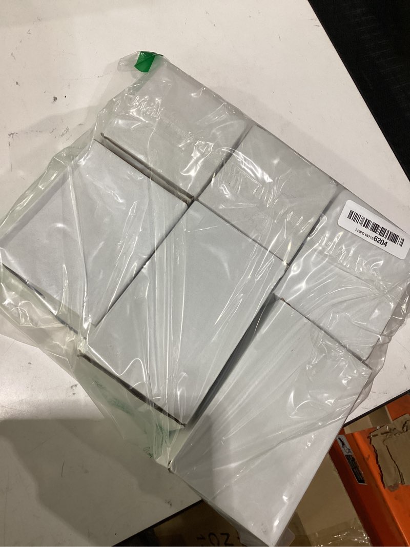 Condition photo showing Good Condition for okllen set of 6 glass candle holders, clear pillar taper candlestick crystal tealight candle holder stand for dinner table, wedding centerpieces, living room, home decor