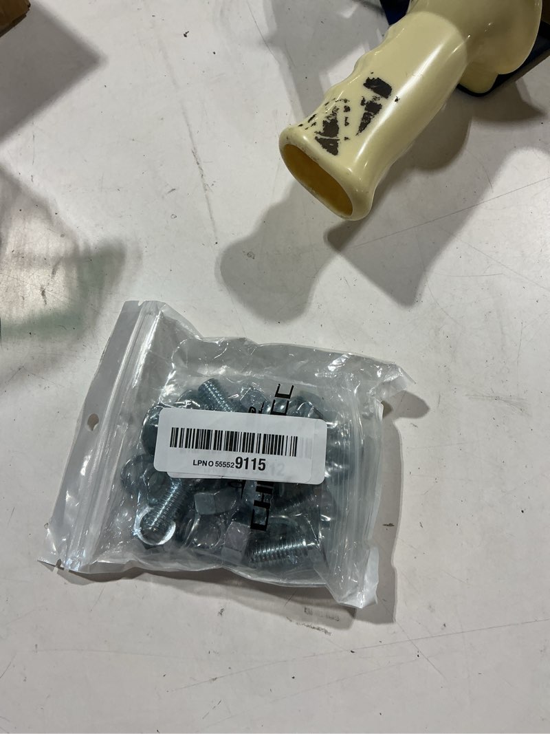 Condition photo showing Good Condition for front rear bumper bolts kit capped round head compatible with ford 7/16-14x1-1/4 (8 set); long carriage chrome bumper bolts, hex nuts, and lock washers; 7/16 carriage bolt 2