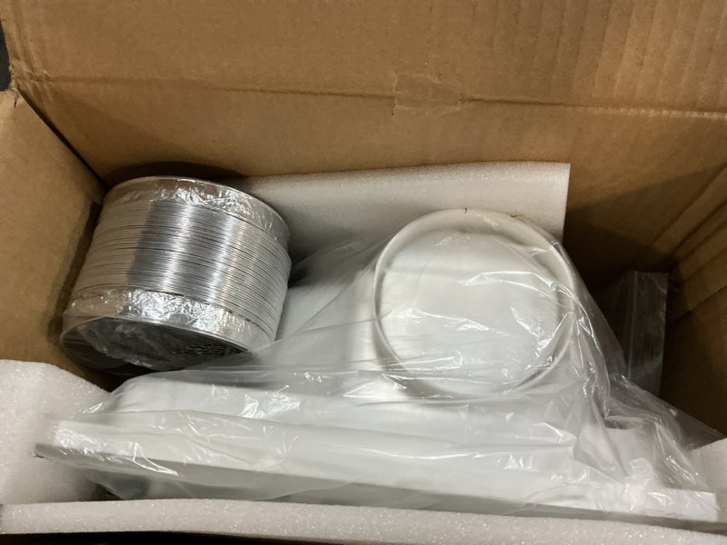 Condition photo showing Good Condition for 12" ultra quiet bathroom exhaust fan with 6500k led light, 1.0 sone 120 cfm, 10x10 mount, 1500 lm ceiling ventilation fan, energy efficient (6500k led-w)