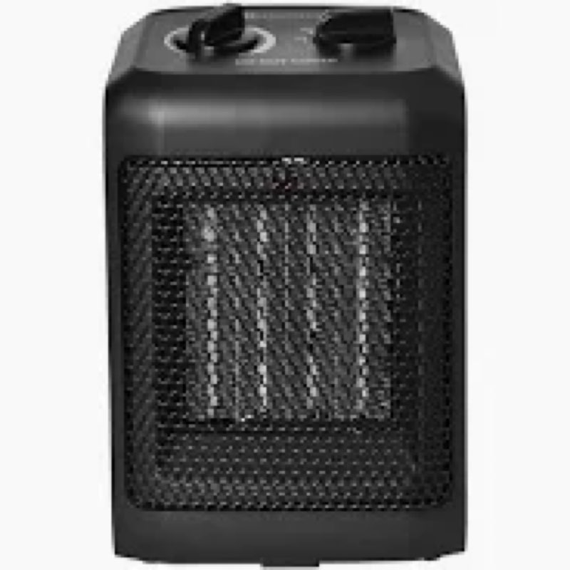 utilitech 1500 -watt ceramic compact personal indoor electric space heater