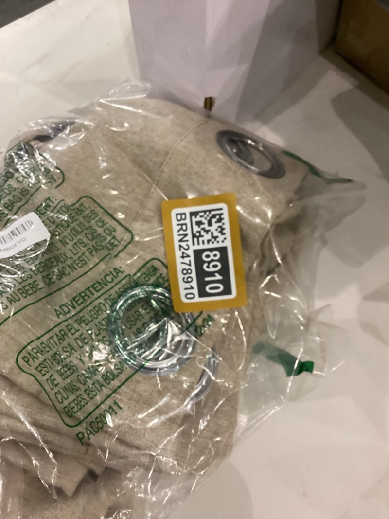 BGment Linen Curtains 54 Inch Length 2 Panels Set for Bedroom, Sand Beige Burlap Window Drapes with 