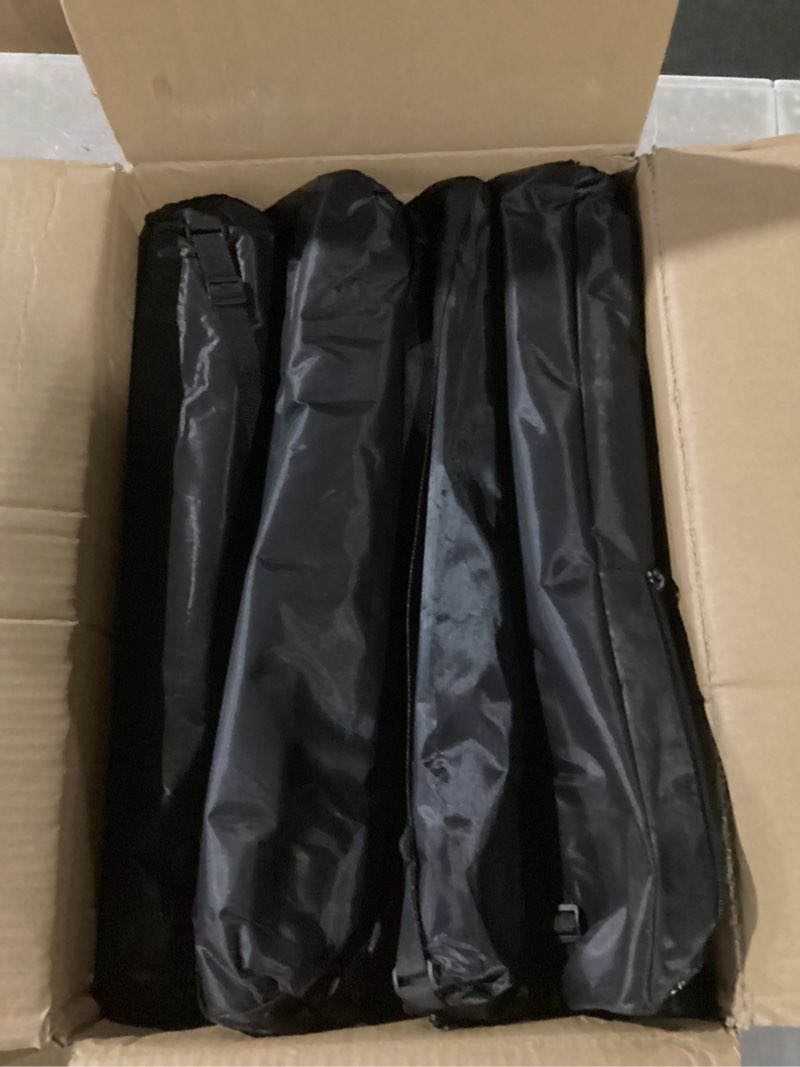 Condition photo showing New/Like New for AROIC Art Painting Artist Easel Stand, Painting Display Easel Stand,Portable Adjustable Iron Tripod Display Stand with Bag, Height from 20 to 66 in for Table-Top/Floor Drawing and Displaying(8 Pack) 8P