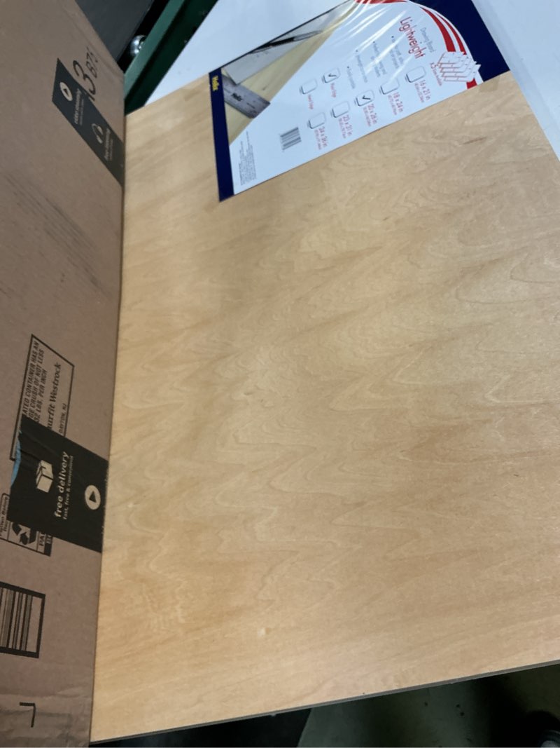 Condition photo showing New/Like New for maped - helix wooden lightweight drawing board 20 x 26 inch - ideal for students - sketching outdoors - lightweight design - premium all-wooden drawing boards are super light and portable plain edge 20"w x 26"h