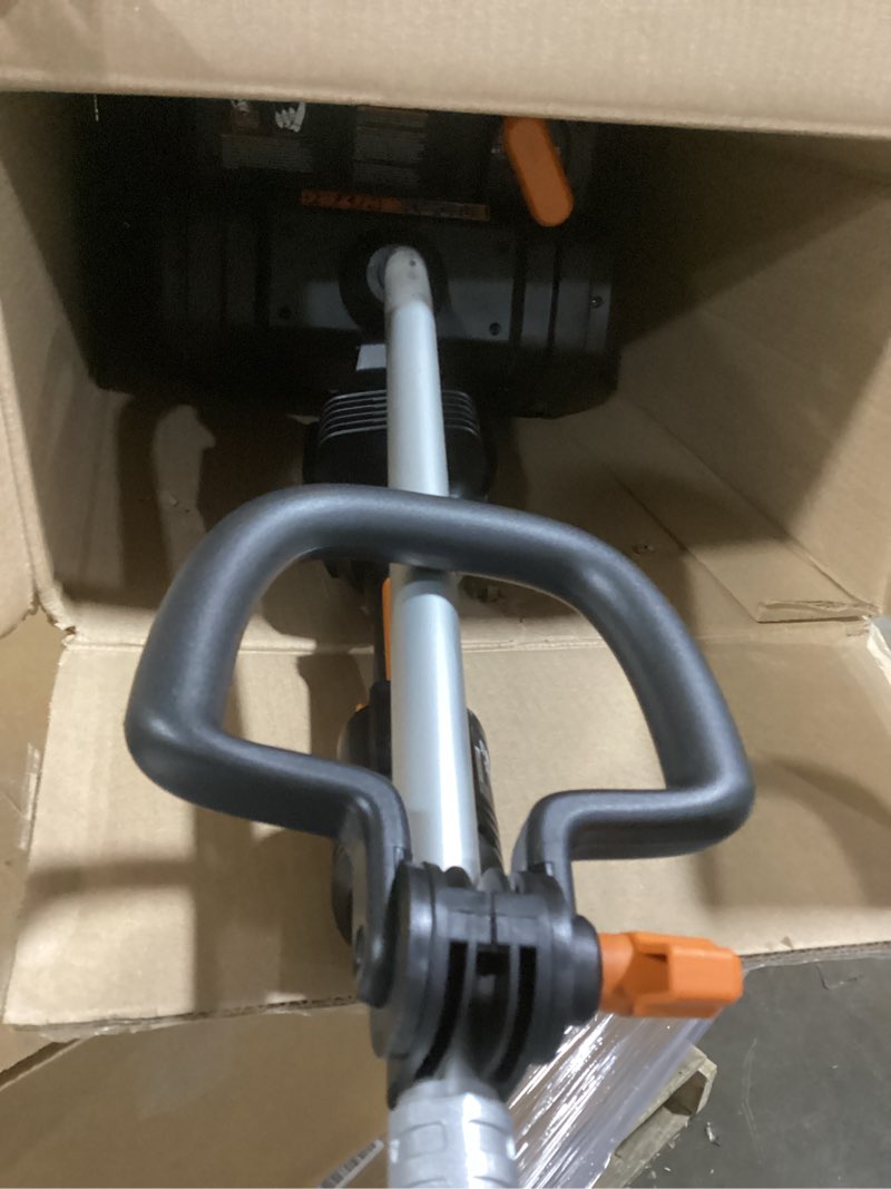 Condition photo showing As Is for WORX Nitro 40V 12'' Cordless Snow Shovel, Electric Snow Thrower for 4-Car Driveway, Snow Removal with Brushless Motor & 2 Speed Control, 2 × 4.0 Ah Batteries and Charger Included, WG460