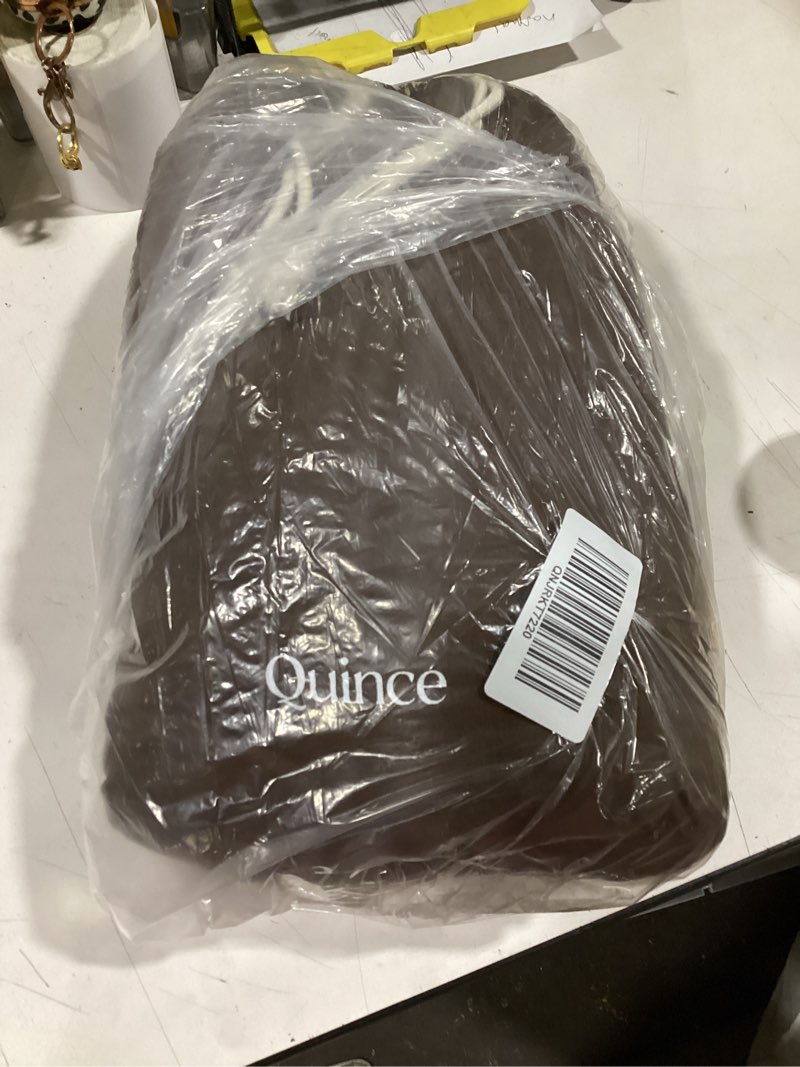 Condition photo showing Good Condition for brown linen sheet set quince 