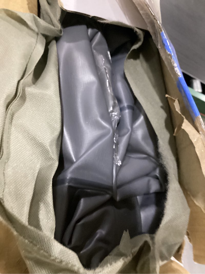 Condition photo showing As Is for ozark trail 16" twin air mattress with built-in electric pump