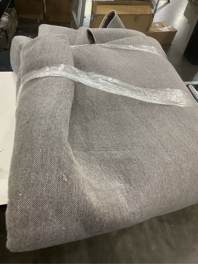 Condition photo showing As Is for Loloi Amber Lewis Morgan Collection MOG-03 Denim/Multi 11'-6" x 14'-6" Area Rug, Neutral Area Rug for Room Décor, Vintage Rug Inspired, Soft Area Rug for Living Room, Bedroom, Dining Area Denim / Multi 11'6" x 14'6" (Rectangular)