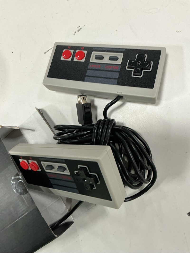 Condition photo showing Good Condition for retro 2-pack classic game controllers with 9.8-foot cables – nostalgic fun for the whole family, compatible with retro consoles & pc 1p2