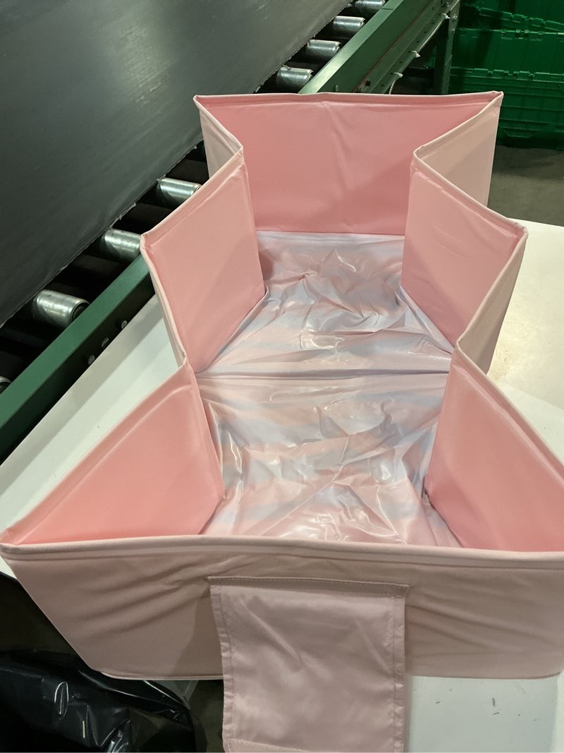 Condition photo showing Good Condition for ingenuity tuckaway toddler folding tub, converts shower to tub, folds to store, easy to clean, no assembly required, portable baby bathtub for travel, 12m-5y, pink