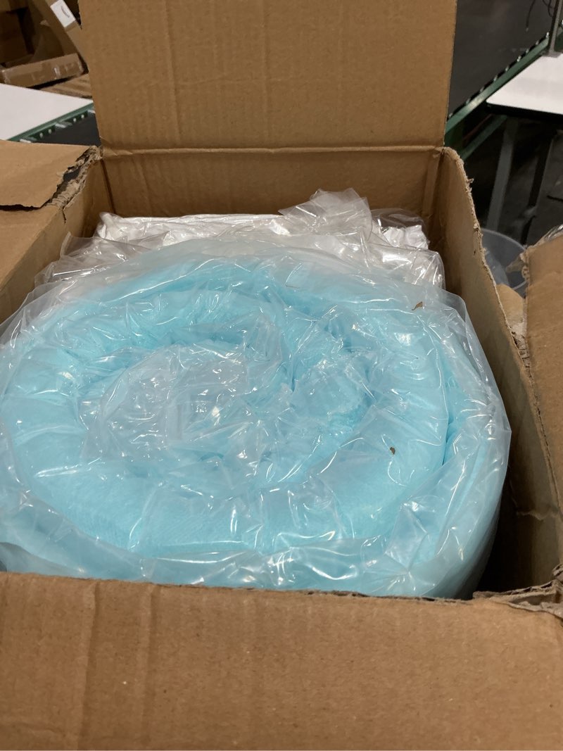 Condition photo showing New/Like New for dual layer 3 inch memory foam mattress topper queen size, 2 inch cooling gel memory foam plus 1 inch pillow top mattress pad cover, with 8-21 inch deep pocket queen dual layer white