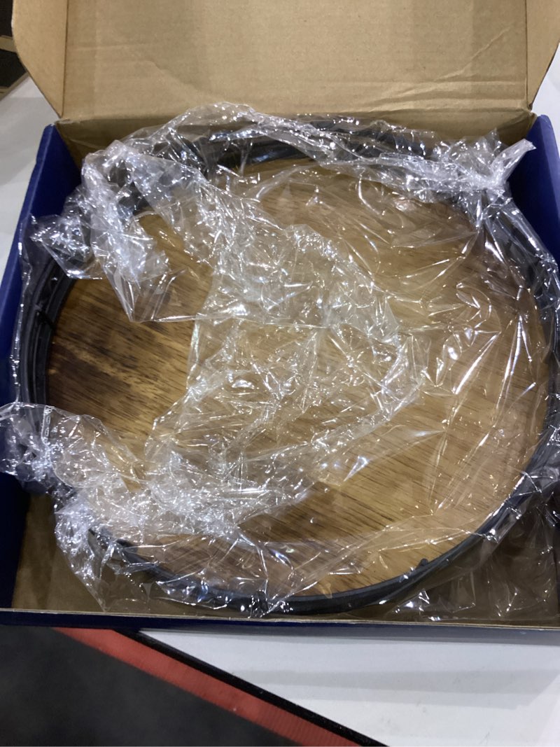 Condition photo showing Good Condition for 9" Oak Wood Lazy Susan Turntable Organizer for Cabinet, Round Wooden Farmhouse Lazy Susan Organization and Storage for Dining Table, Pantry, Kitchen, Countertop, Cupboard,Home Decor Brown & Black 9