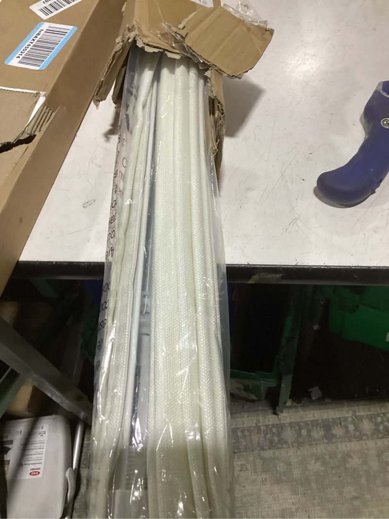 Condition photo showing Good Condition for lazblinds no drill roman shades for windows, cordless light filtering window shades with uv protection, polyester fabric for bedroom & living room, 36" w x 64" h, off white light filtering - off white 36"w x 64"h