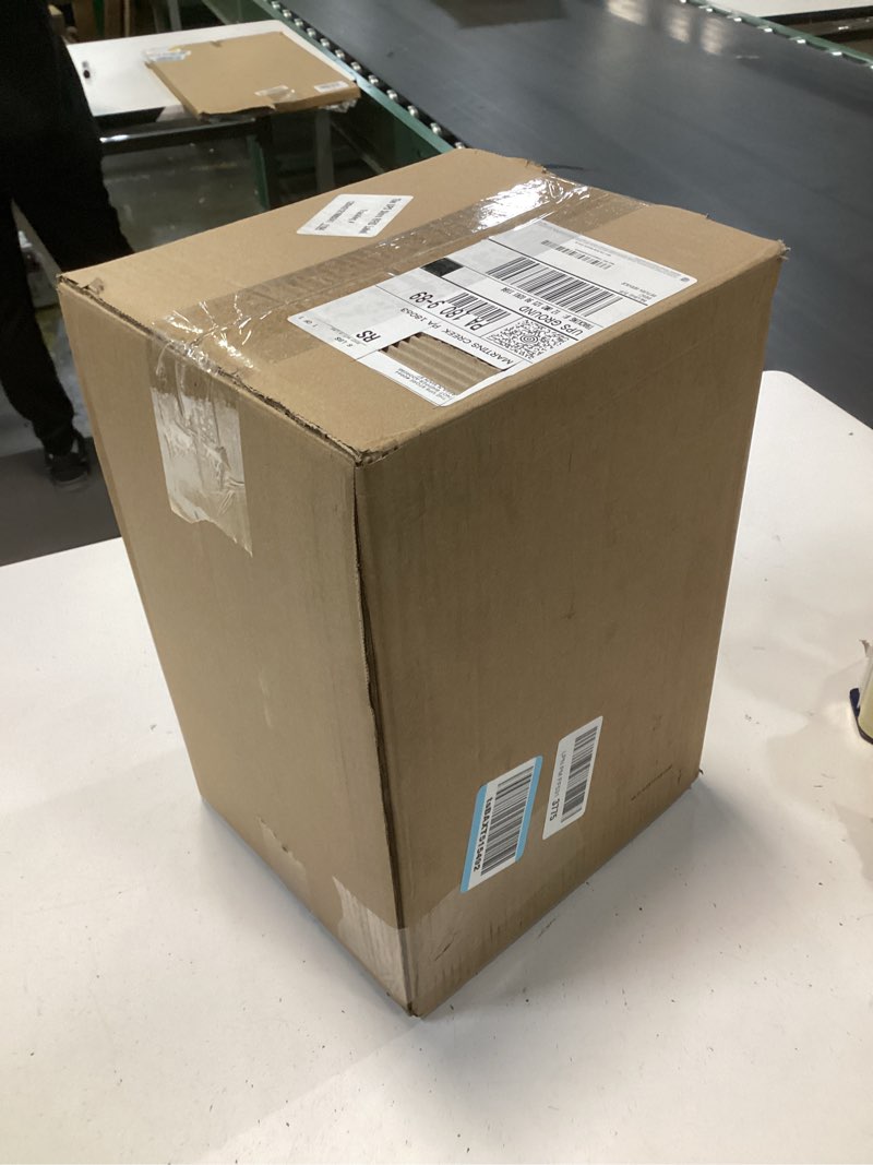 Condition photo showing New/Like New for Amazon Basics Programmable 12 Cup Drip Coffee Maker, Coffee Machine with Glass Coffee Pot (1.9 Qt), Auto Shut-off, Touch Screen, Auto Pause, Removable Filter Basket, Black & Silver 12-Cup Programmable - New Model