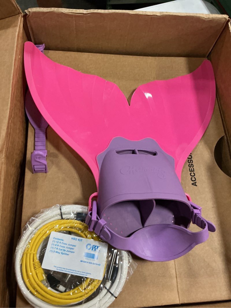 Condition photo showing Good Condition for adjustable mermaid swim fin for swimming training girl ,boys ,kids ,children by aiwank