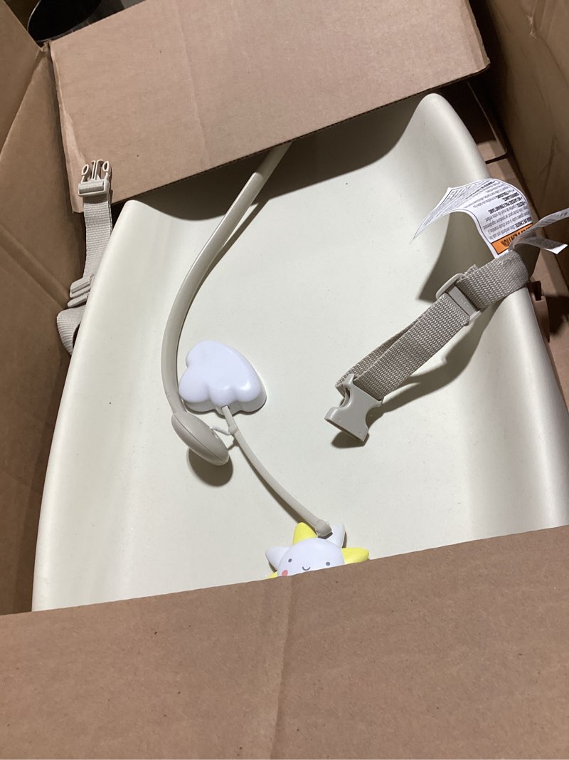 Condition photo showing Good Condition for skip hop baby changing pad nursery style wipe-clean contoured with cushioned foam, non-skid base, built-in safety belt & tuck-away toy bar fits standard changing tables, oat 16" oat