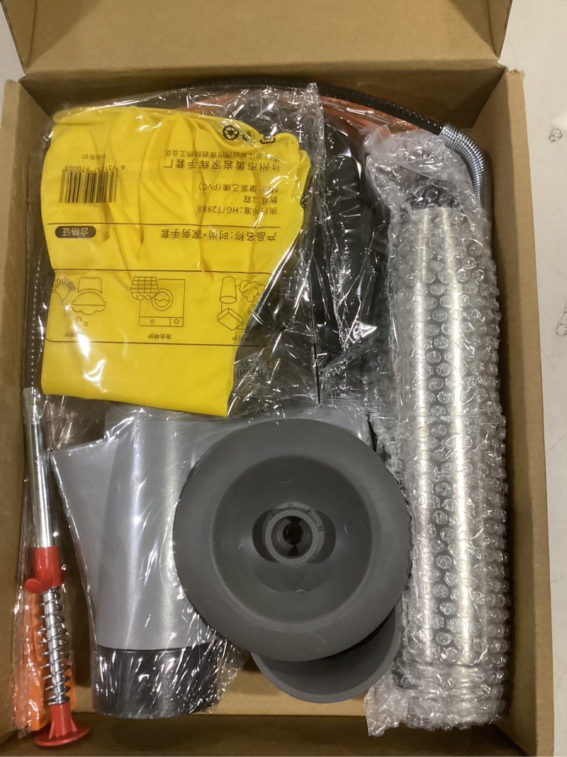 Condition photo showing Good Condition for high pressure toilet plunger, toilet snake air drain blaster with real -time barometer, heavy duty drain clog remover for bathroom, floor, shower, kitchen clogged (gery-manual)