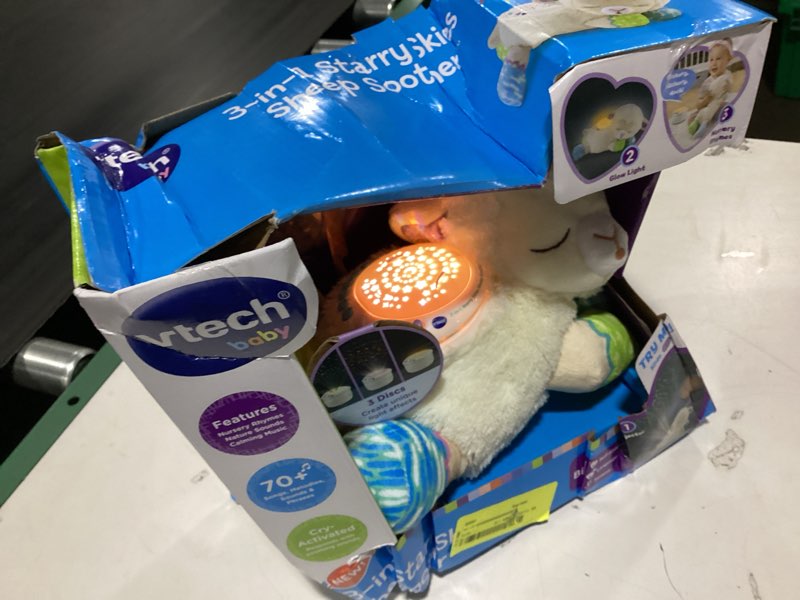 Condition photo showing Good Condition for vtech® 3-in-1- starry skies sheep soother™ cry-activated projector, walmart exclusive