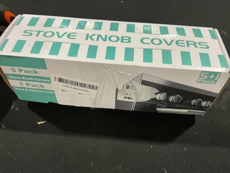 Condition photo showing New/Like New for Mom's Choice Gold Awards Winner - Stove Knob Covers for Child Safety (5 + 1 Pack) Double-Key Design 