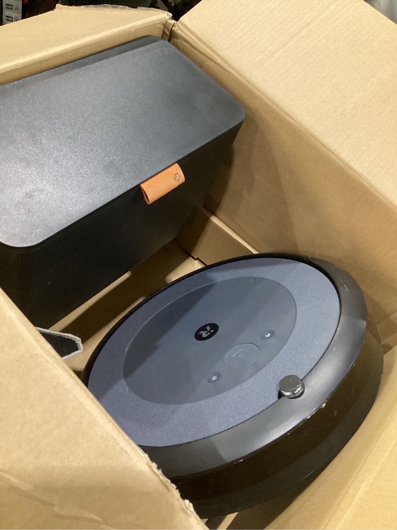 Condition photo showing Good Condition for (USED, NOT TESTED) iRobot Roomba Combo i5+ Self-Emptying Robot Vacuum and Mop, Clean by Room with Smart Mapping, Empties Itself for Up to 60 Days, Works with Alexa, Personalized Cleaning OS