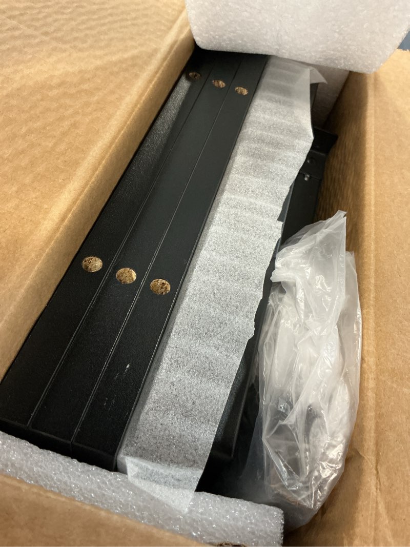 Condition photo showing Good Condition for yaohuoo 45" large tv riser for 32-60 inch tv, tv riser stand shelf,black | steel legs,tabletop tv stand riser for home office,fit tv/monitor/laptop/soundbar,7.1"height,holds up to 120lbs 45"w×11.8"d×7.1"h black