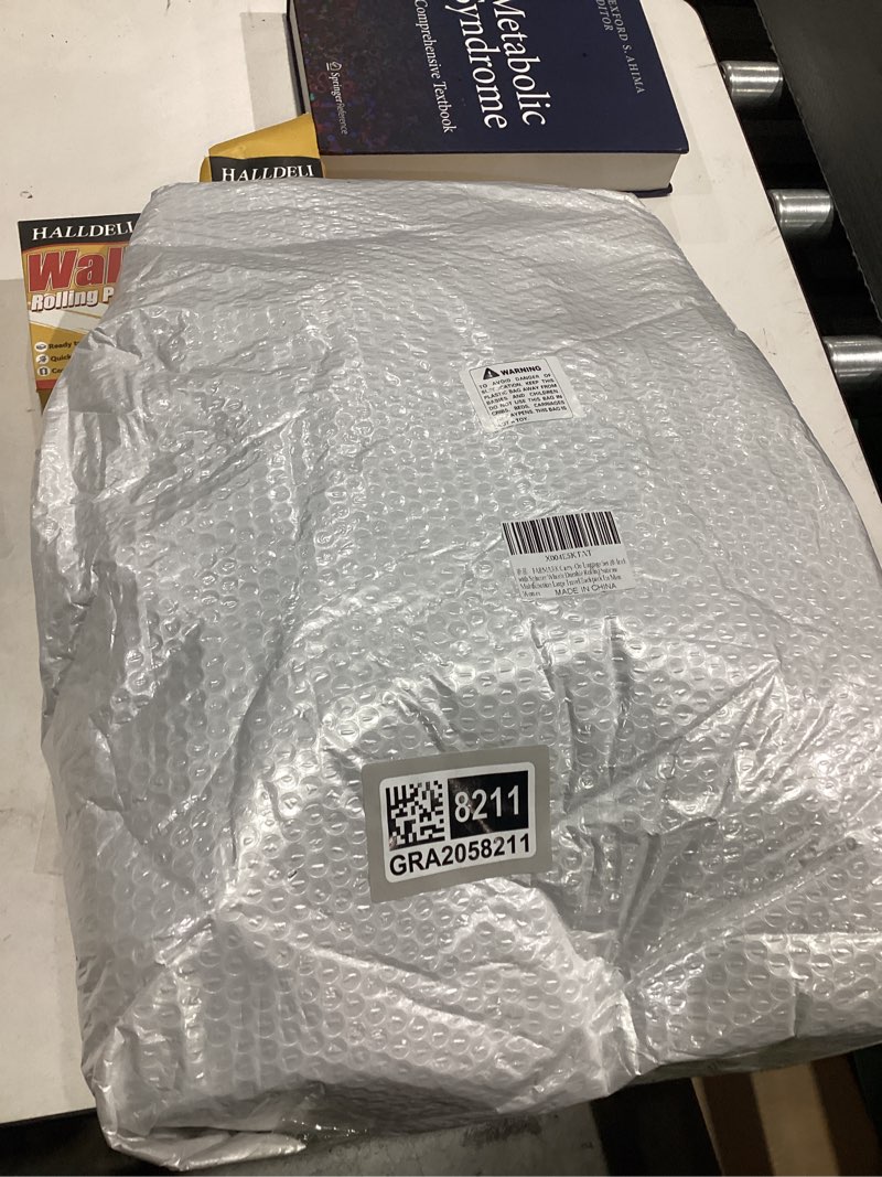 Condition photo showing New/Like New for Foldable Rolling Duffle Bag with Wheels, 20-Inch Large Backpack, 3-in-1 Convertible Carry-On Travel Duffel Bag Set with Detachable Wheels, Weekender Bag for Women & Men