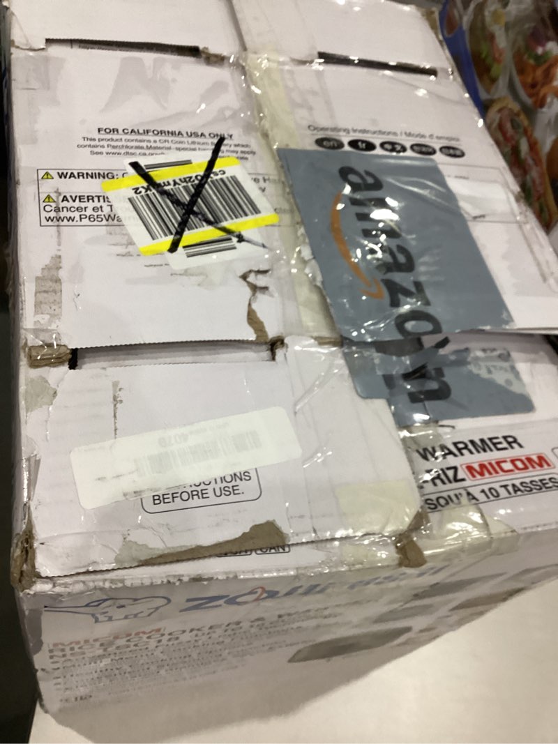 Condition photo showing As Is for Zojirushi NS-TSC18 Micom Rice Cooker and Warmer – 1.8 Liters 10 cups Rice Cooker