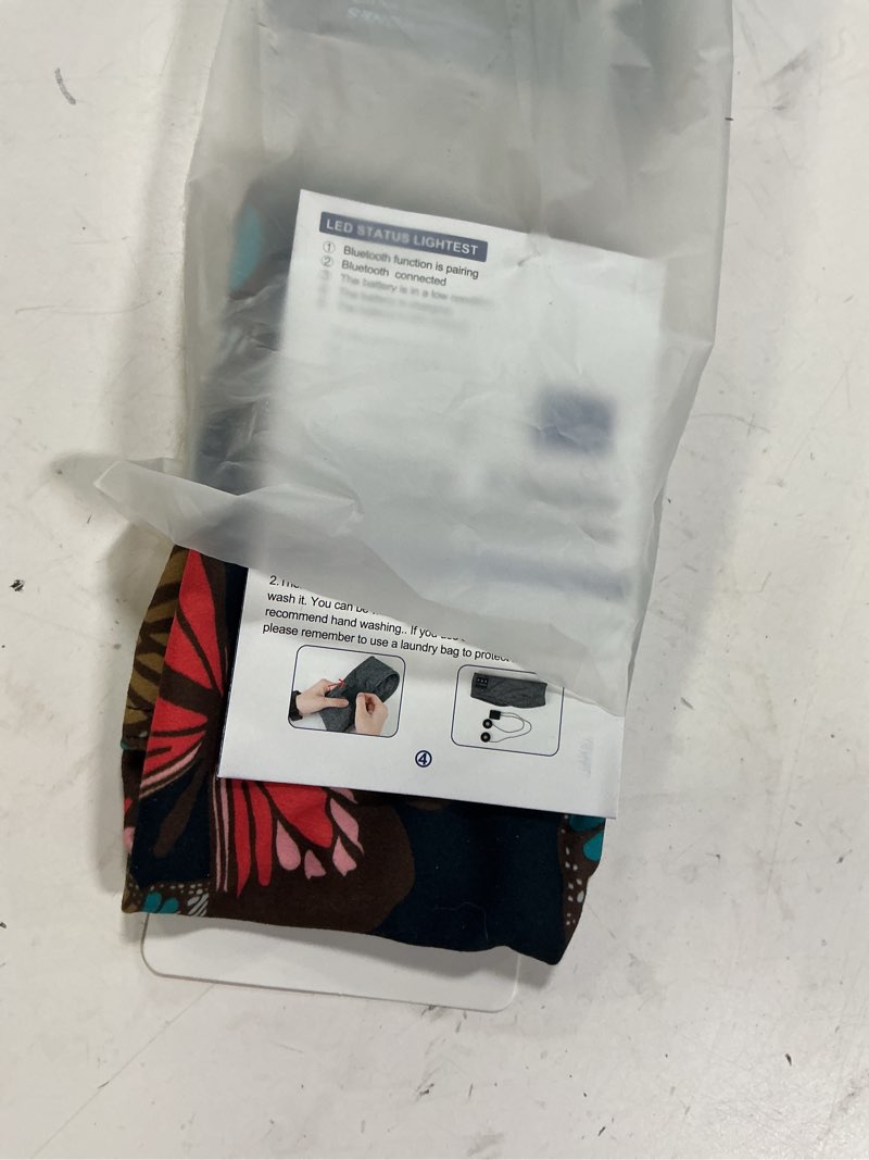 Condition photo showing Good Condition for LC-dolida Sleep Headphones Headband Bluetooth 5.4, Sports Headband Earphones Wireless with Speaker Microphone USB C for Women Sleeping Gift Workout Jogging Yoga Insomnia Travel Meditation, Butterfly Artistic Butterfly