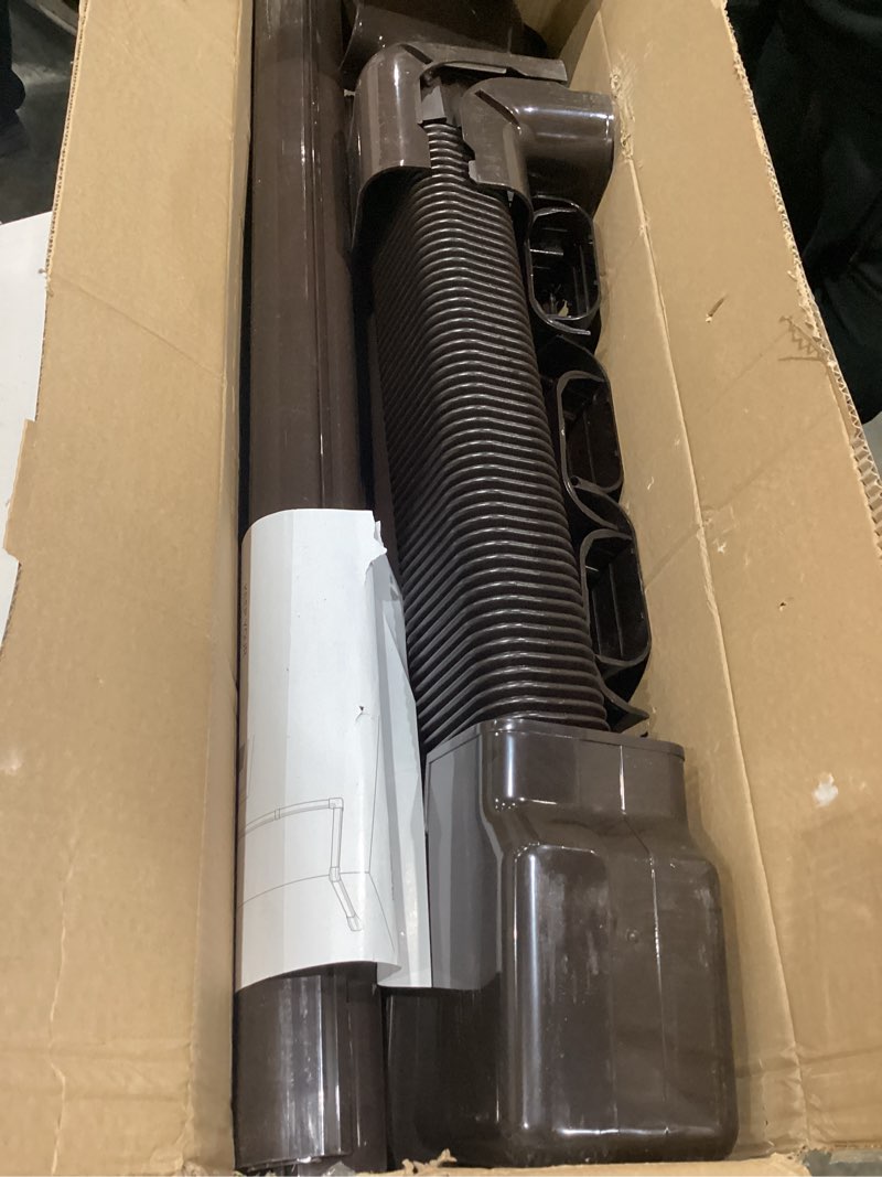Condition photo showing As Is for hoxha 3" w 16.1ft l brown line set cover kit for mini split air conditioners decorative pvc slim line cover for central ac & heat pumps systems tubing cover 3"w 16ft l brown