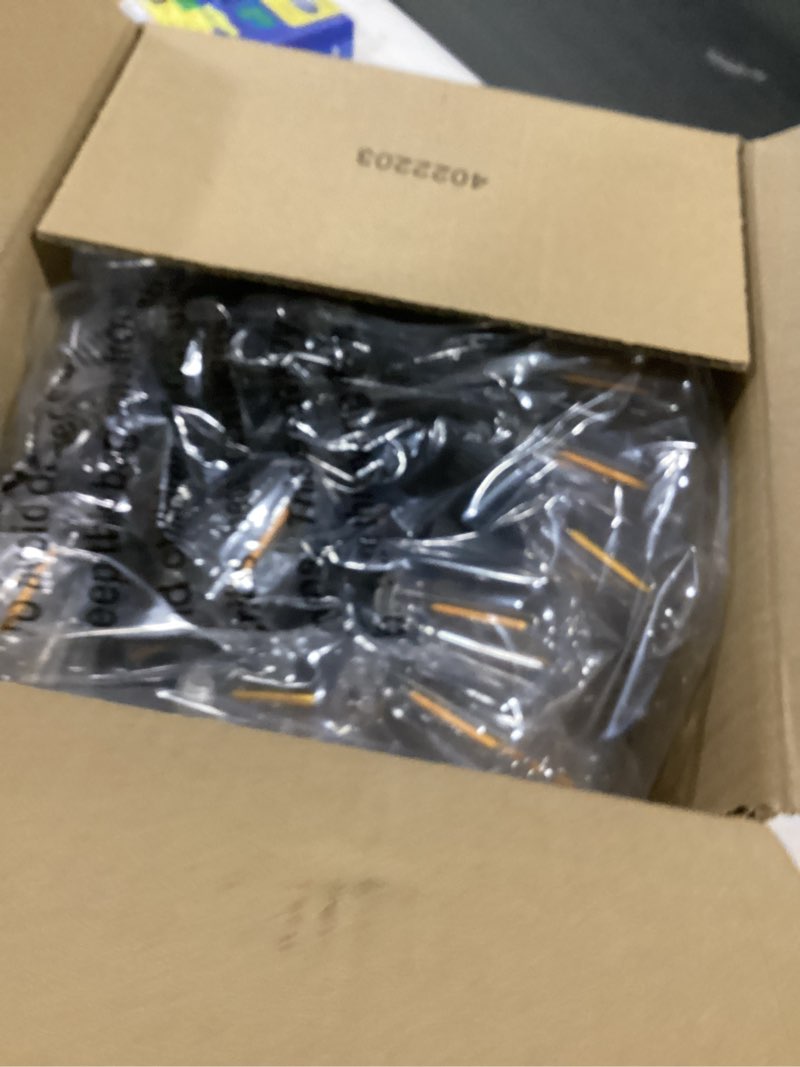 Condition photo showing Good Condition for brightown outdoor string lights patio lights, 100ft st38 shatterproof dimmable waterproof connectable led christmas lights, hanging outside light for backyard, porch, deck, balcony, garden, home decor black 100ft