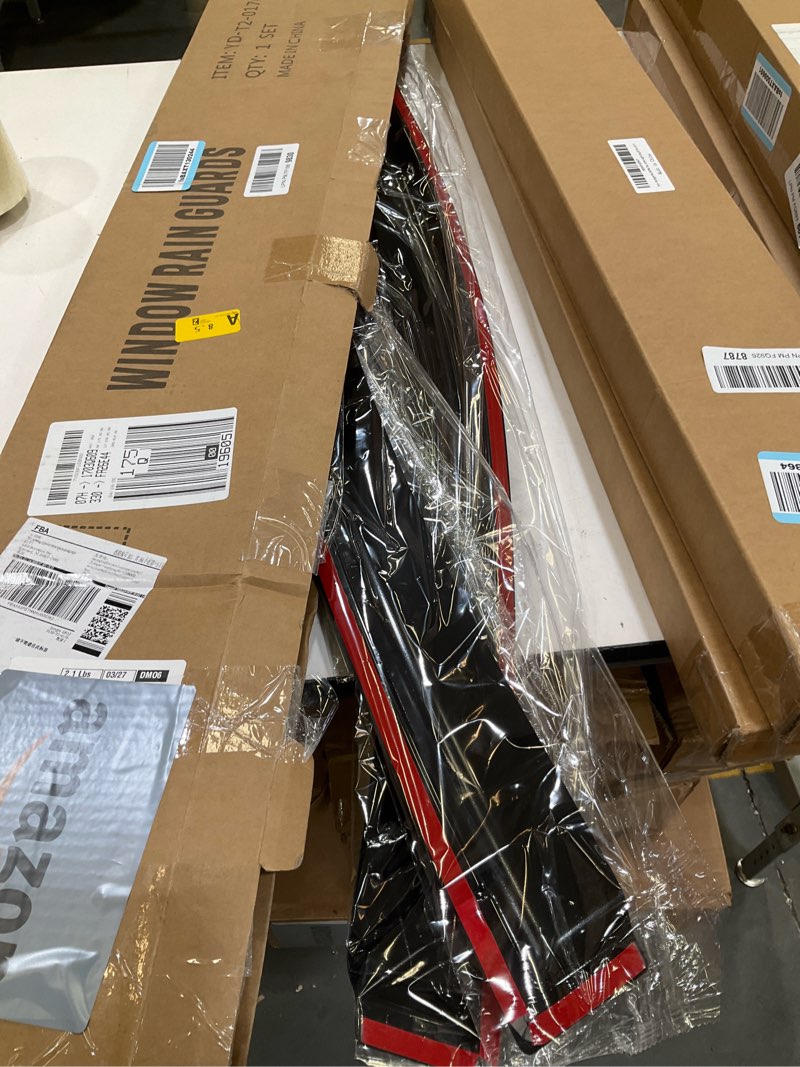 Condition photo showing Good Condition for window rain guards compatible 2019-2025 dodge ram 1500 crew cab new body 4pc window visors vent shade deflector full-size cabs only 19-23 dodge ram 1500 crew cab