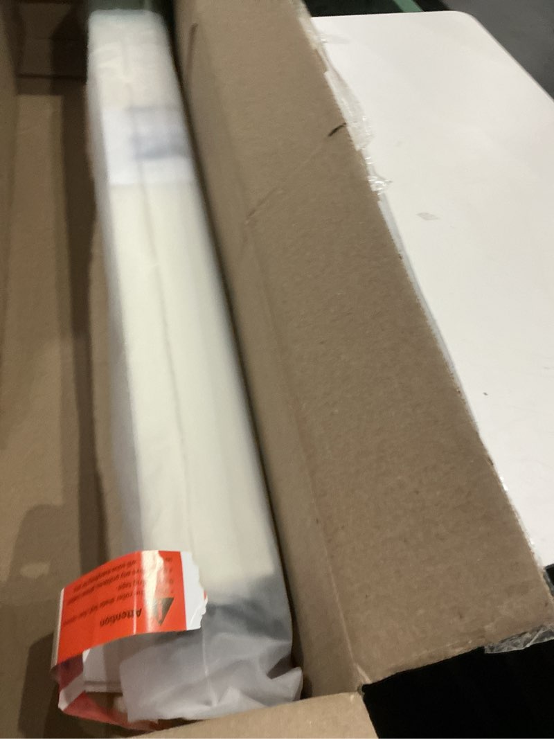 Condition photo showing As Is for aosky blackout roller shades cordless blinds for windows, free-stop shades with valance, thermal insulated fabric, uv protection, blinds for home and office (23" w x 72" h, linen beige linen beige 23"w x 72"h