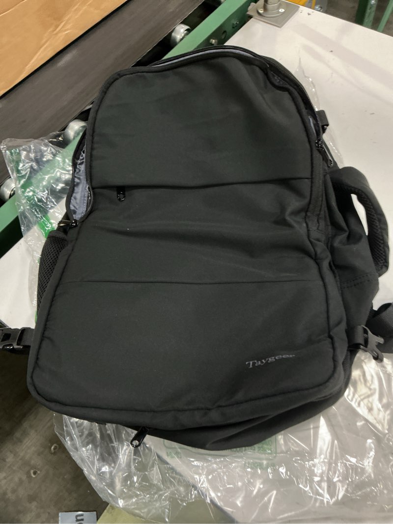 Condition photo showing Good Condition for taygeer travel laptop backpack for men women, airplane approved travel backpack suitcase with usb charging port, lightweight college 35l luggage bag 15.6inch laptop mochila gifts for business,black large black