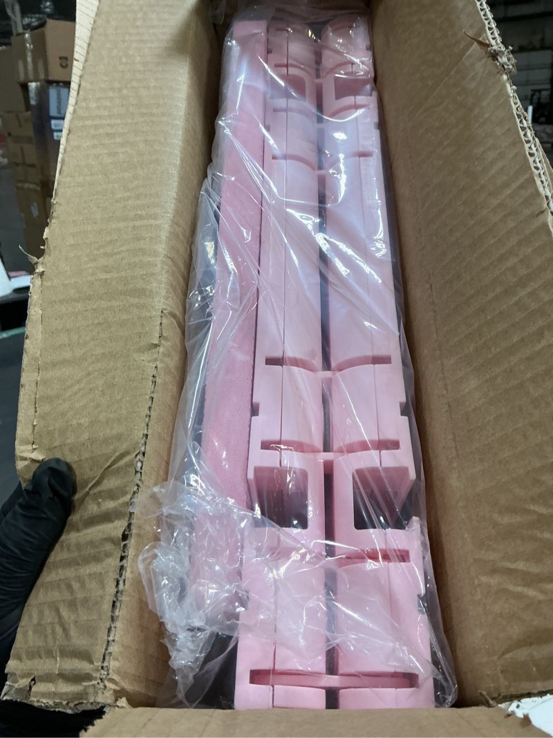 Condition photo showing Good Condition for JANUA Pilates Board - Pilates Reformer Set, Multi-Purpose Foldable Pilates Reformer Board for Home, 5 in 1 Pilates Sliding Board Pink